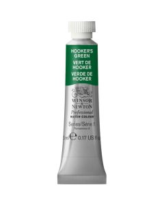 Winsor & Newton Professional Watercolour Paint Tube Series 1 Hookers Green 5ml