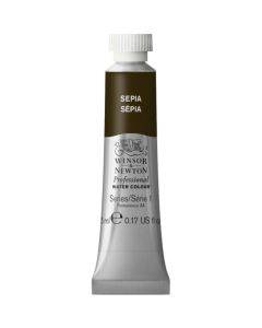 Winsor & Newton Professional Watercolour Paint Tube Series 1 Sepia 5ml