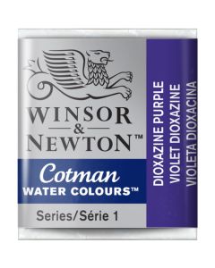 Winsor & Newton Cotman Watercolour Paint Dioxazine Violet Half Pan