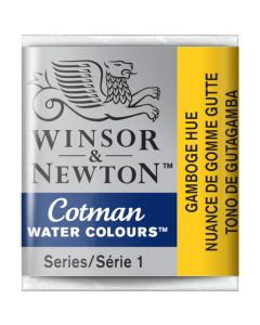 Winsor & Newton Cotman Watercolour Paint Gamboge Hue Half Pan