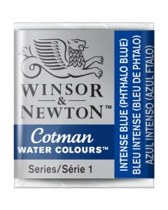 Winsor & Newton Cotman Watercolour Paint Phthalo Blue Half Pan