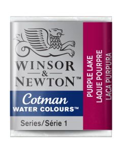 Winsor & Newton Cotman Watercolour Paint Purple Lake Half Pan