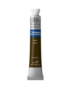 Winsor & Newton Cotman Watercolour Paint Tube Sepia 8ml DISCONTINUED
