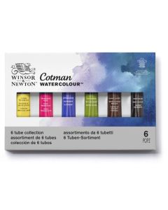 Winsor & Newton Cotman Watercolour Paint Set Of 6 8ml