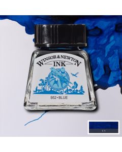 Winsor & Newton Drawing Ink Blue 14ml