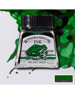 Winsor & Newton Drawing Ink Brilliant Green 14ml