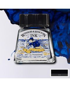 Winsor & Newton Drawing Ink Ultramarine 14ml