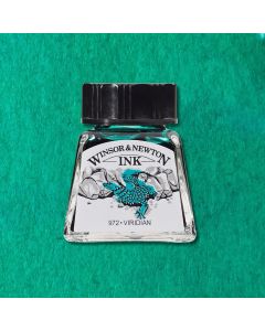 Winsor & Newton Drawing Ink Viridian 14ml