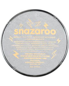 Snazaroo Metallic Colour Face Paint Silver 18ml