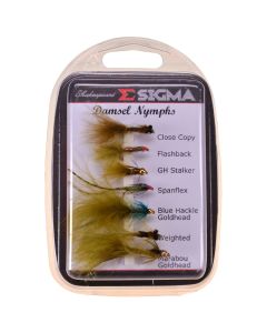 Shakespeare Sigma Fly Selection 4 Damsel Nymphs