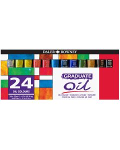 Daler Rowney Graduate Oil Paint Set 22ml 24pk