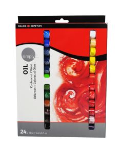 Daler Rowney Simply Oil Paint 12ml 24pk