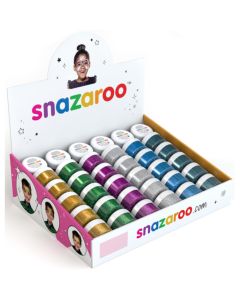 Snazaroo Glitter Dust Loaded Counter Pack Of 36 12ml