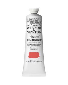 Winsor & Newton Artists Oil Colour Paint Tube Series 4 Quinacridone Red 37ml