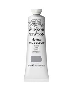 Winsor & Newton Artists Oil Colour Paint Tube Series 2 Silver 37ml