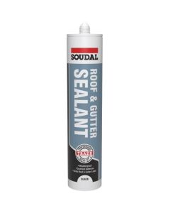 Soudal Trade Roof & Gutter Sealant Black 290ml