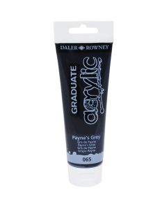Daler Rowney Graduate Acrylic Paint 120ml Paynes Grey