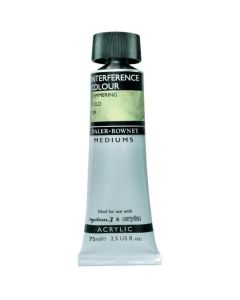 Daler Rowney System 3 &amp; Cryla Interference Colour Shimmering Gold 75ml
