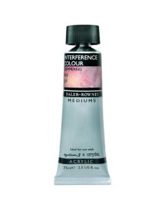 Daler Rowney System 3 &amp; Cryla Interference Colour Shimmering Red 75ml