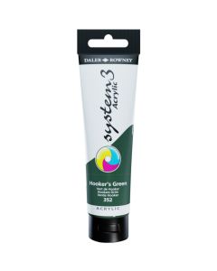 Daler Rowney System 3 Acrylic Paint 150ml Hookers Green