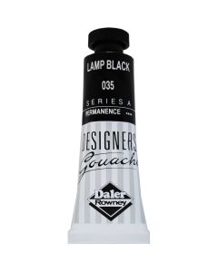 Daler Rowney Designers Gouache Paint 15ml Series A Lamp Black