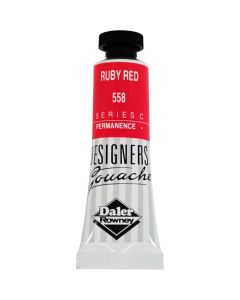 Daler Rowney Designers Gouache Paint 15ml Series C Ruby Red