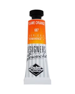 Daler Rowney Designers Gouache Paint 15ml Series C Flame Orange