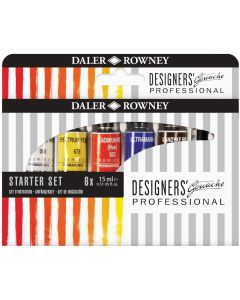 Daler Rowney Designers Gouache Starter Pack 15ml 6pk