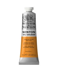 Winsor & Newton Winton Oil Colour Paint Tube Cadmium Yellow Deep Hue 37ml