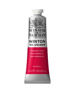 Winsor & Newton Winton Oil Colour Paint Tube Permanent Rose 37ml