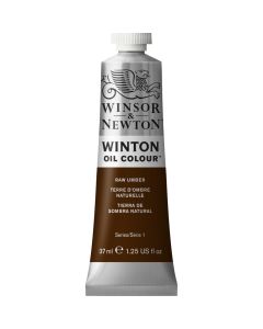 Winsor & Newton Winton Oil Colour Paint Tube Raw Umber 37ml
