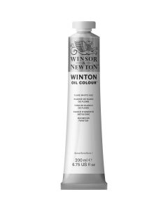 Winsor & Newton Winton Oil Colour Paint Tube Flake White Hue 200ml