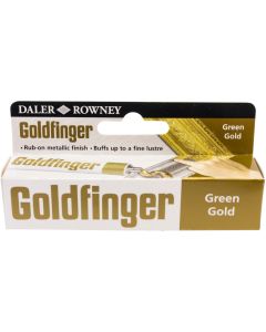 Daler Rowney Goldfinger Rub On Metallic Paste 22ml Green Gold