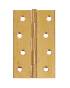 Eclipse Solid Drawn Brass Plain Butt Hinge 102x60mm