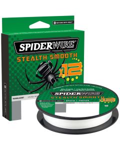Spiderwire Stealth Smooth Carrier 12 Braid Translucent 150m 52lb 0.23mm