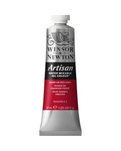 Winsor & Newton Artisan Water Mixable Oil Paint Tube Series 2 Cadmium Red Dark 37ml