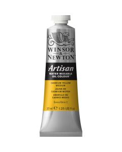 Winsor & Newton Artisan Water Mixable Oil Paint Tube Series 2 Cadmium Yellow Medium 37ml