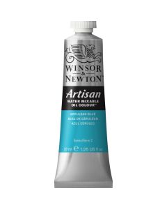 Winsor & Newton Artisan Water Mixable Oil Paint Tube Series 1 Cerulean Blue Hue 37ml