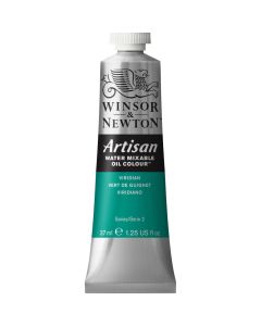 Winsor & Newton Artisan Water Mixable Oil Paint Tube Series 2 Viridian 37ml