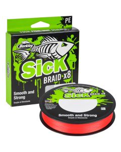 Berkley Sick Braid X8 Red 300m 52lb 0.23mm