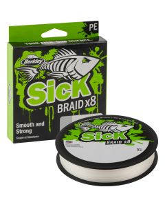 Berkley Sick Braid X8 White 150m 24lb 0.12mm