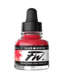 Daler Rowney FW Artists Acrylic Ink 29.5ml Crimson