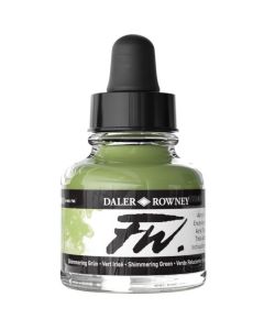 Daler Rowney FW Artists Acrylic Ink 29.5ml Shimmering Green