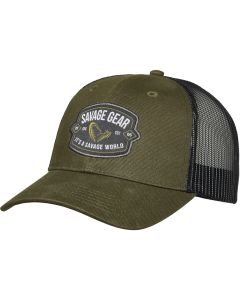 Savage Gear Badge Trucker Cap Green