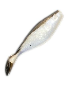 Fladen Shad Svans 50mm Black Silver 20pk