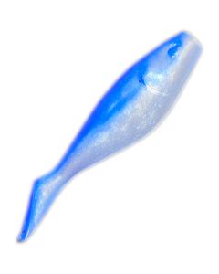Fladen Shad Svans 50mm Silver Blue 20pk
