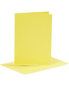 Creativ Company Card &amp; Envelopes Making Kit A6 Yellow 6pk