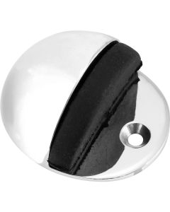 Eclipse Shielded Oval Door Stop Polished Chrome 51mm