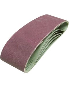 Silverline Sanding Belts 75 x 533mm 40 Grit 5pk