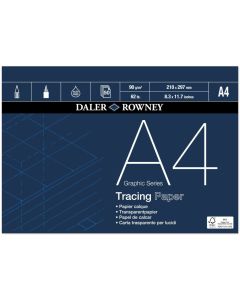 Daler Rowney Graphic Series Tracing Pad A4 90gsm